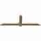 Ekena Millwork Eugene Rough Sawn Timber Gable Bracket, Douglas Fir, 60"W x 20"H x 2"D x 4"F, 8/12 Pitch GBW060X20X0204EUG00RDF - alternate 5